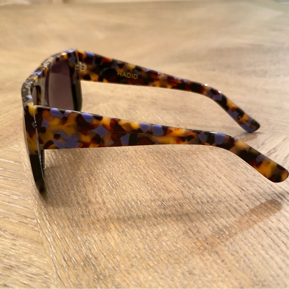 NWT HADID EYEWEAR Frequent Flyer ClubMasters, Black & Tortoise Mob Wife Style - Picture 4 of 12